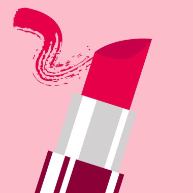 Lipstick design clipart
