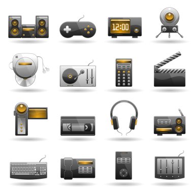 Electronic icon clipart