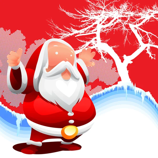 Santa háttér — Stock Vector