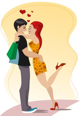 Couple vector clipart