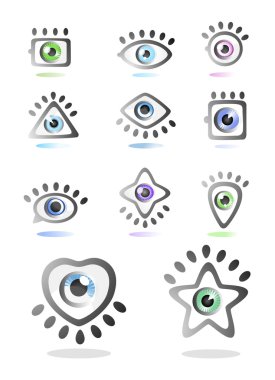 Eye symbol clipart