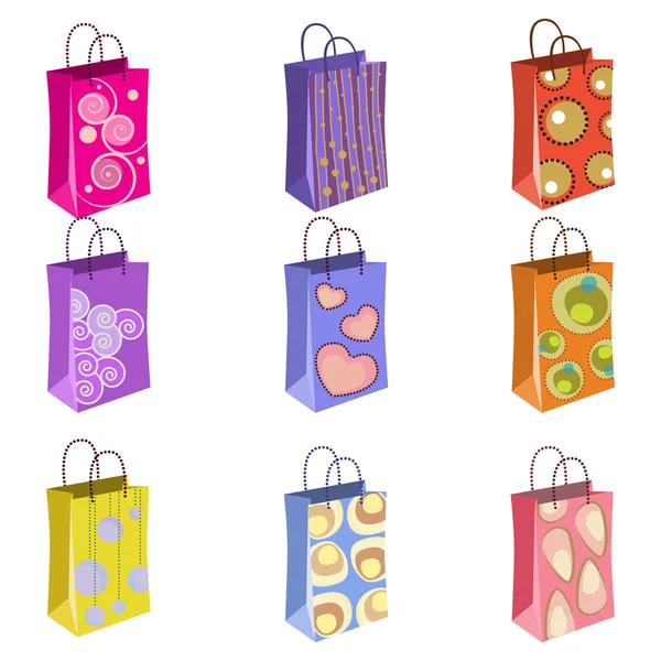stock vector Shopping packages