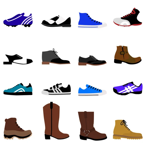Erkek ayakkabıları — Stok Vektör