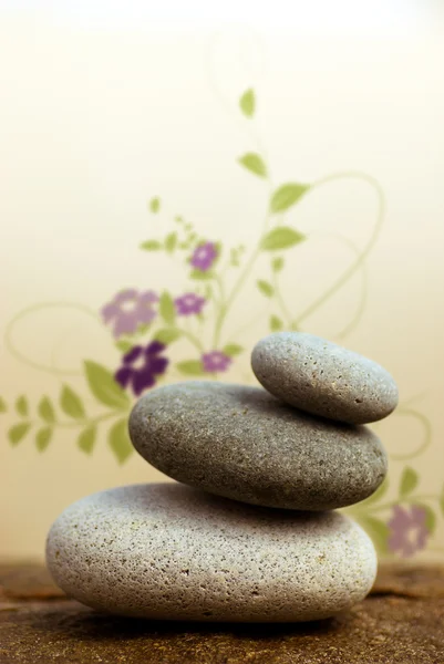 Pebbles stacked — Stock Photo, Image