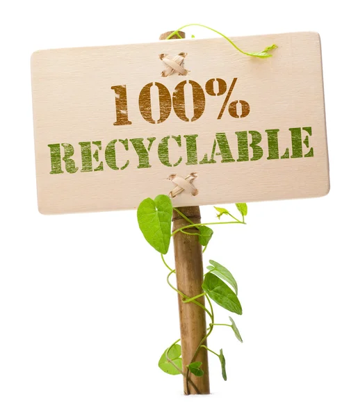 Eco friendly green sign — Stock Photo, Image