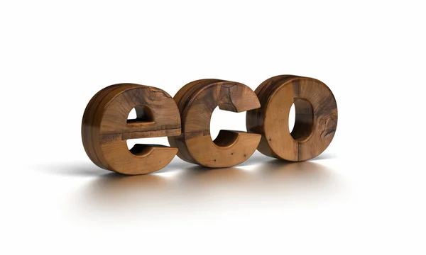 Eco szó — Stock Fotó