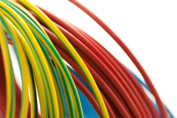 Elektřina měděné kabely — Stock fotografie