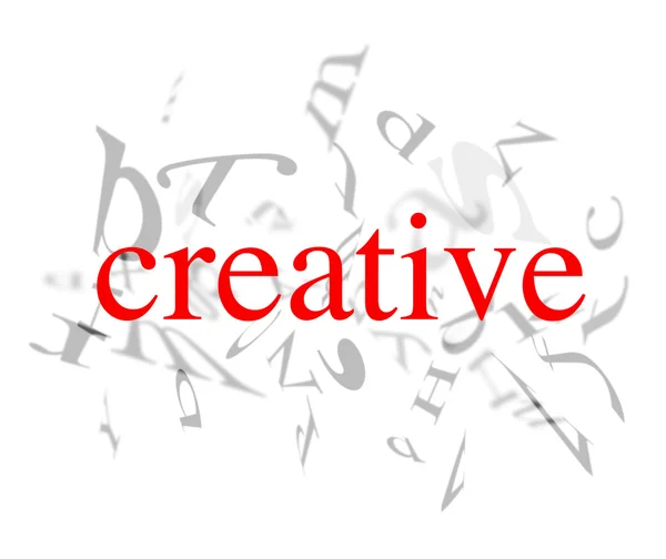 Creative words — Stock Photo, Image