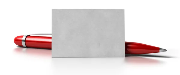 Blank business card — Stock Photo, Image