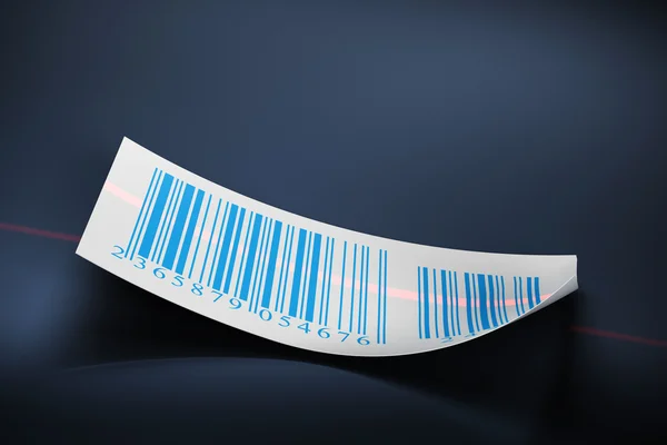Aufkleber mit Barcodes — Stockfoto