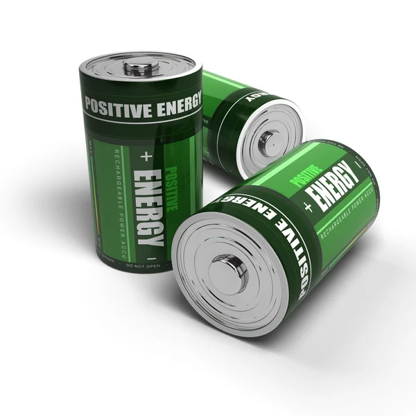 stock image Positive energy - batteries concept, meditation, relaxation