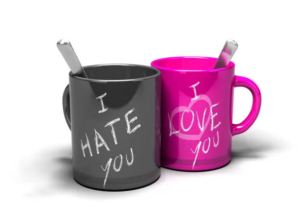 Αγάπης και μίσους σχέση — Φωτογραφία Αρχείου