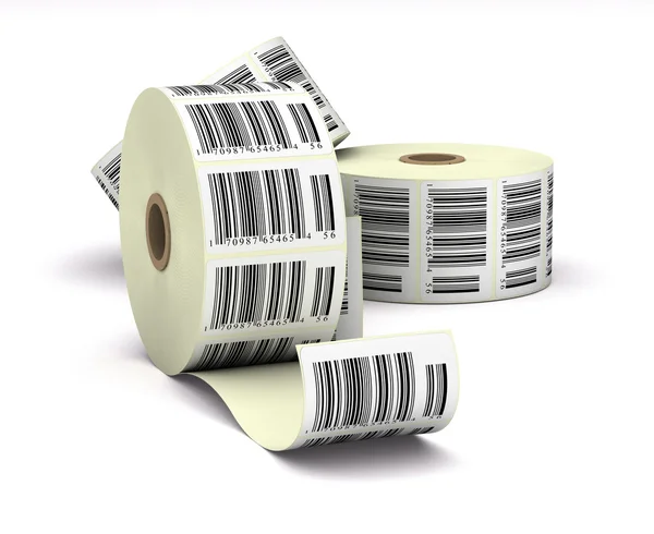 Αυτοκόλλητα barcodes — Φωτογραφία Αρχείου