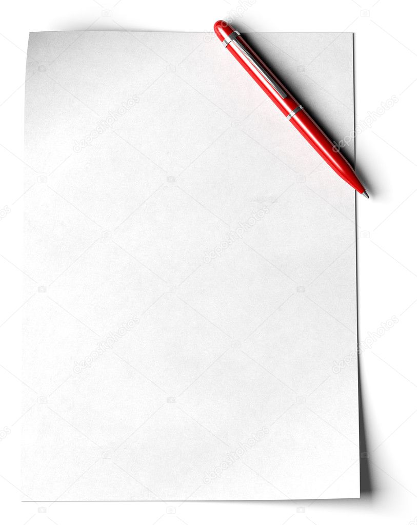 Blank page Stock Photo by ©Olivier26 6895049