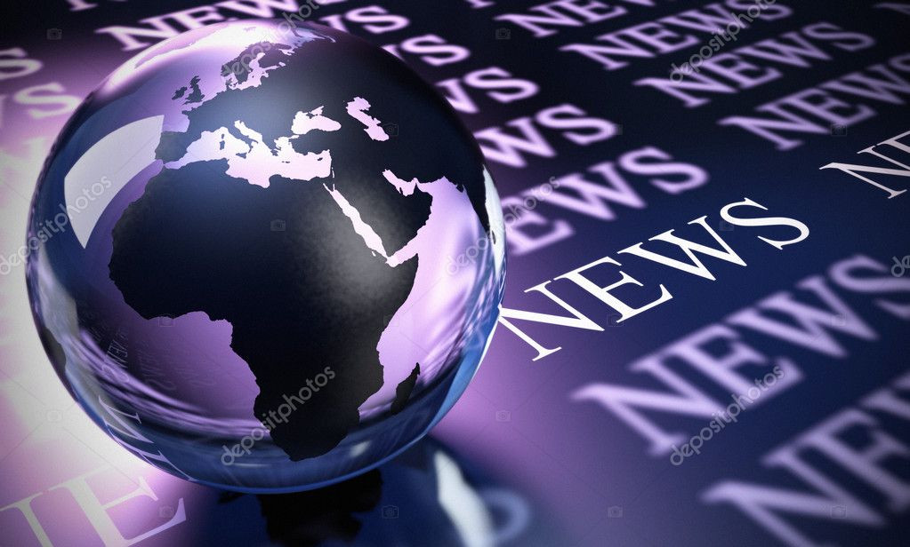 Worldwide News Background Stock Photo By C Olivier26 684