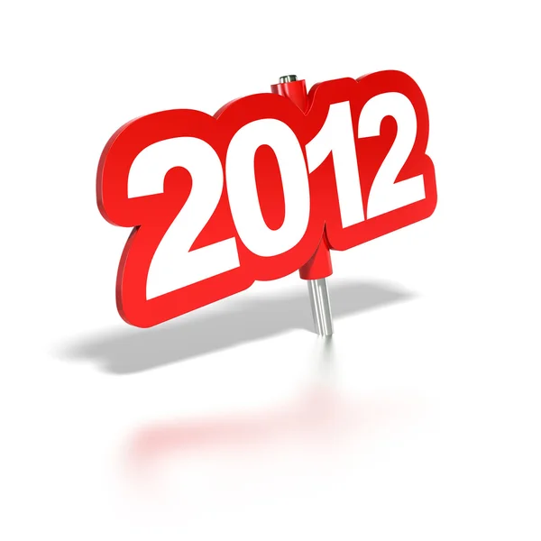 2012 tag — Stock Photo, Image