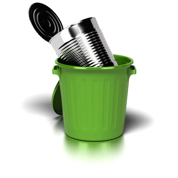 Overconsumptie, staal recycling — Stockfoto