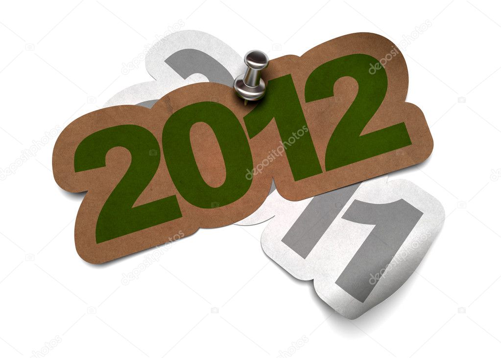 Нарисовать, открытка на 2011-2012