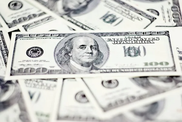 Amerykański Dolar szczelnie-do góry — Zdjęcie stockowe