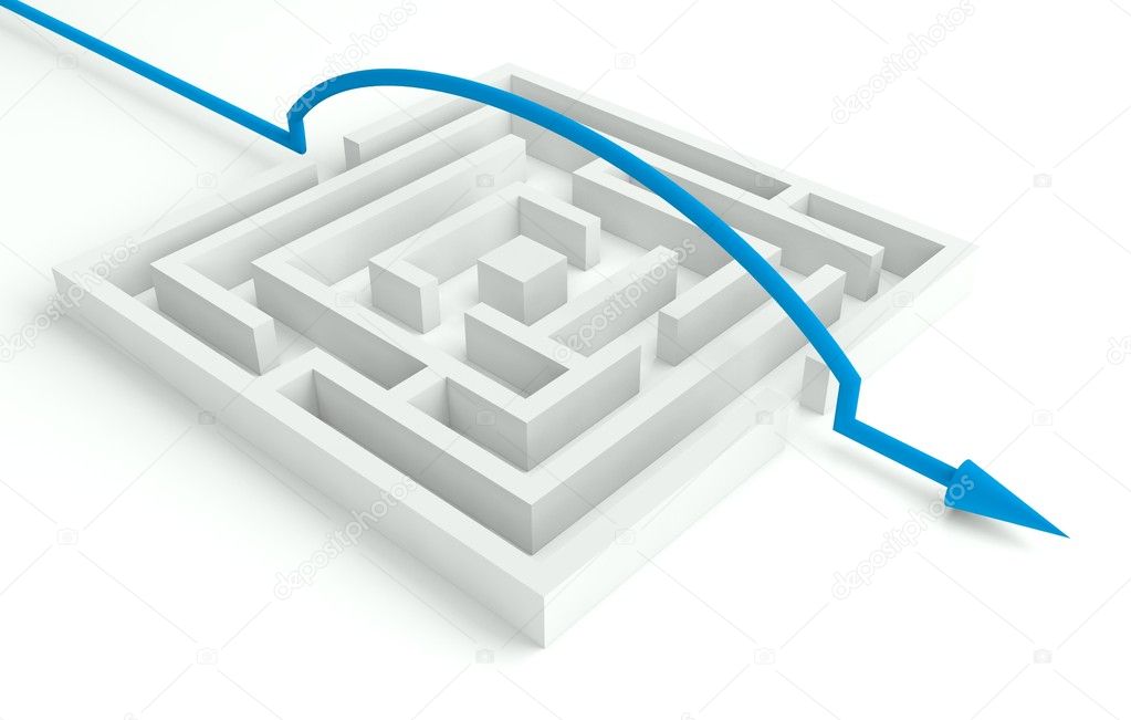 3d Maze Solved, Smart Solution