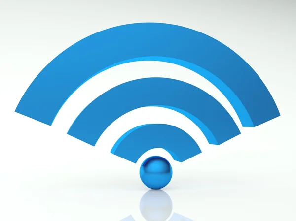 Icono Wifi 3d — Foto de Stock