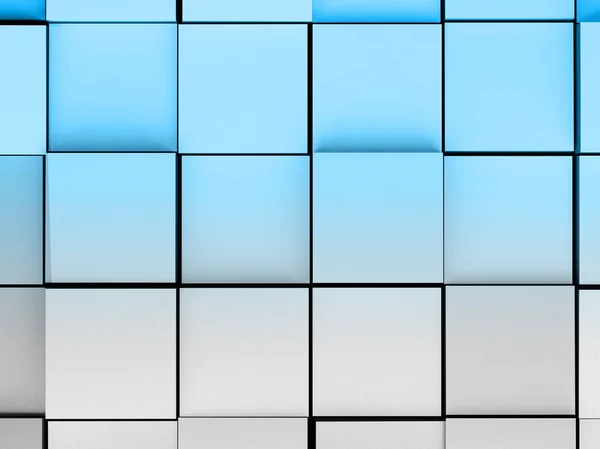 Fundo abstrato, cubos 3d — Fotografia de Stock