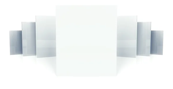 3d галерея ізольована на білому — стокове фото
