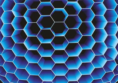 Honeycomb. Vector. clipart