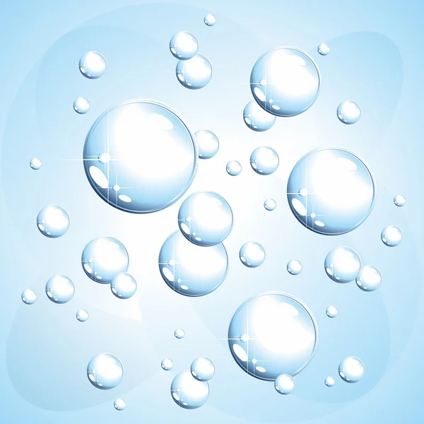 Burbujas. Ilustración vectorial . — Vector de stock