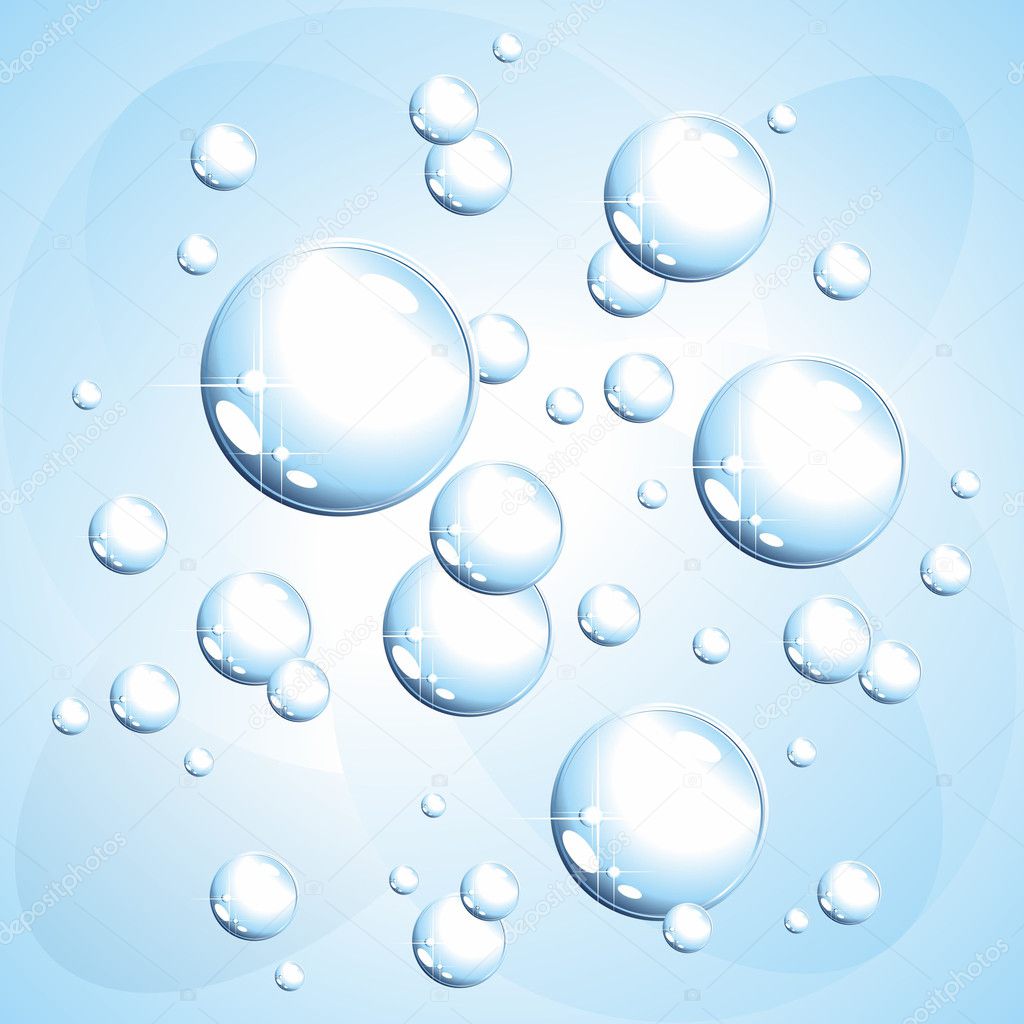 Bubbles. Vector illustration.