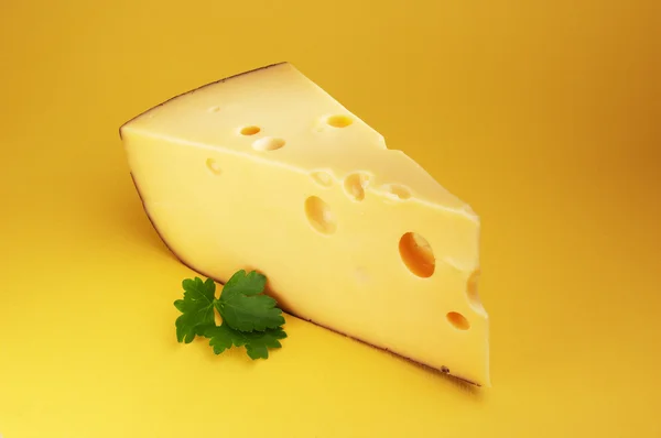 Сыр с петрушкой — стоковое фото