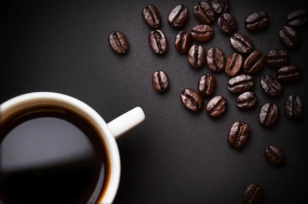 Káva a fazole — Stock fotografie