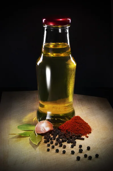 Olie en specerijen — Stockfoto