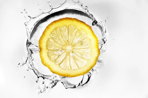 Limon sıçraması — Stok fotoğraf