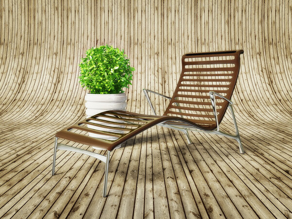 Modern interior room with nice furniture inside.