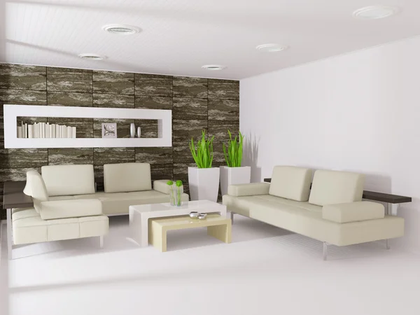 Moderne interieur kamer met mooi meubilair binnen. — Stockfoto