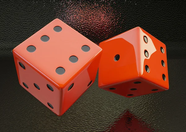 Rolling Dice — Stock Photo, Image