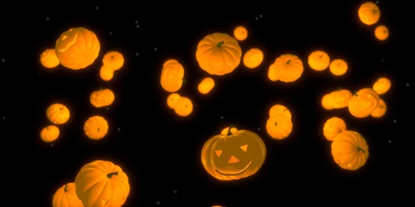 Halloween jack-o-lanterns — стоковое фото
