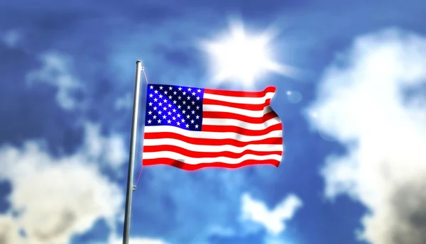 Bandera U.S.A . — Foto de Stock