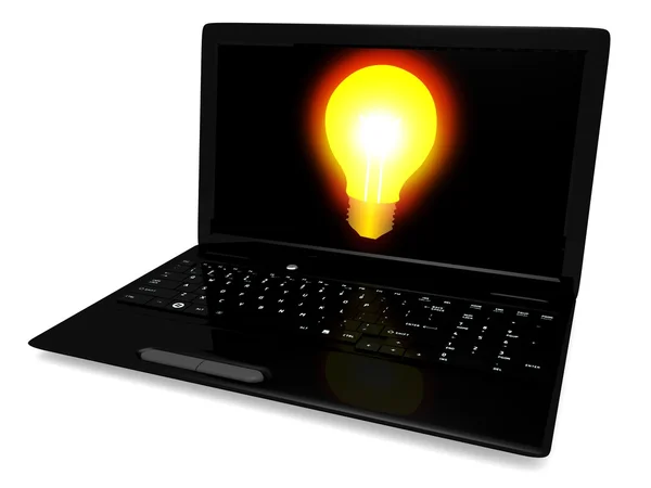 Idea del ordenador portátil — Foto de Stock