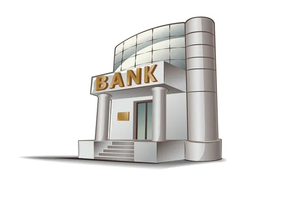 Ilustración del vector bancario — Archivo Imágenes Vectoriales