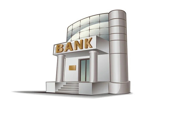 Banka vektörel çizimi — Stok Vektör