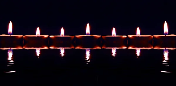 Ljus i vatten — Stockfoto