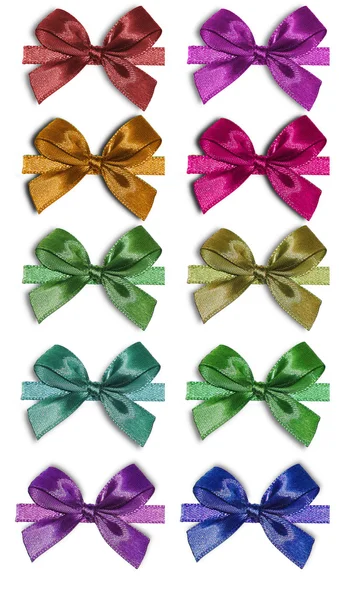 Collection colorful bows — Stock Photo, Image