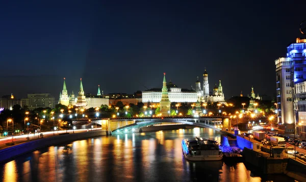 Moszkvai kremlin éjszaka — Stock Fotó