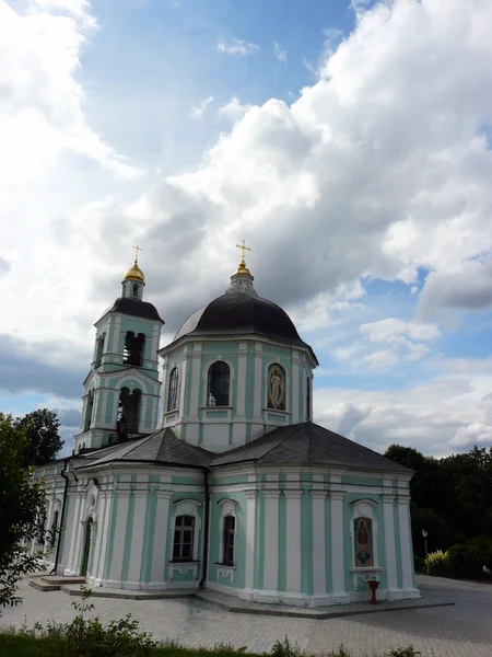 Igreja azul em Moscou — Fotografia de Stock