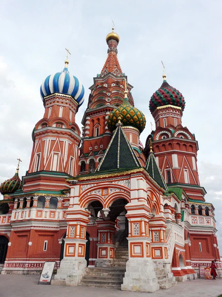 St. Basil's cathedral in Moscow — Stock Photo, Image