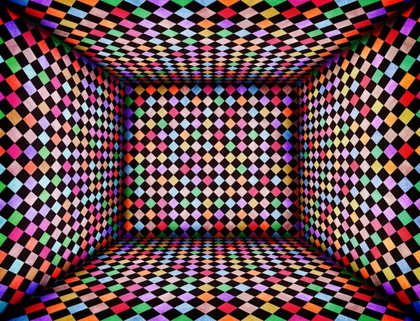 Çok renkli disko Oda — Stok fotoğraf