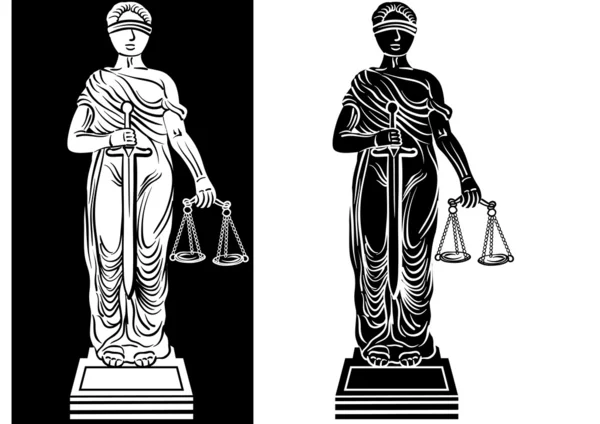 法律の正義 — ストックベクタ