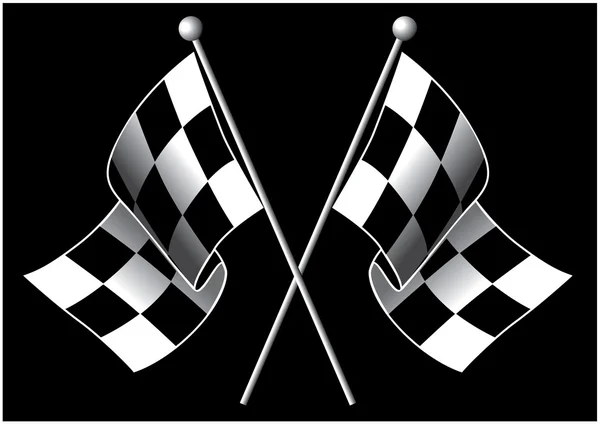 Checkered flag — Stock Vector